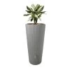 Garantia Regenton Met Plantenbak Grijs Kunststof 220 Liter -Tuin Decor Verkoop 123 101