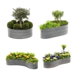 Talen Tools Flex Garden Grijs 130 Cm 3x14 Cm 8 Talen Tools Flex Garden Grijs 130 Cm 3x14 Cm -Tuin Decor Verkoop 123 1132