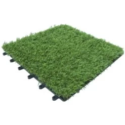 Balkontegel Kunstgras 30x30cm 6 Stuks -Tuin Decor Verkoop 123 1137
