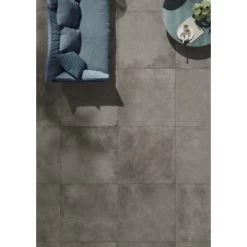 Keramische Terrastegel Bergen Donker Grijs 90x90x2 Cm -Tuin Decor Verkoop 123 1308