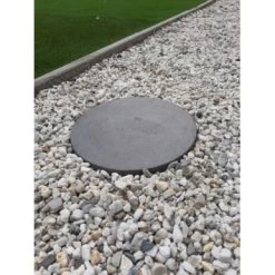Staptegel Rond 30cm Zilver -Tuin Decor Verkoop 123 1412