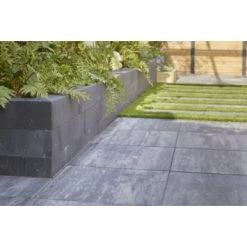 Terrastegel Cali 60x60x4 Cm Grijs Zwart -Tuin Decor Verkoop 123 1500