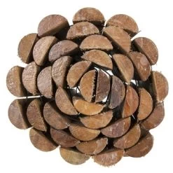 Borderrol Hardhout Ca. 180x30 Cm -Tuin Decor Verkoop 123 1576