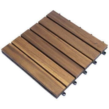 Balkontegel Acacia Hout 30x30 Cm Per 6 Stuks 3 Balkontegel Acacia Hout 30x30 Cm Per 6 Stuks