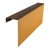 Overzetprofiel Corten Staal Voor Stapelblokken 100x30x15 Cm -Tuin Decor Verkoop 123 1595