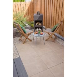 Ceramidrain Concrete Beige 60x60x4 Cm -Tuin Decor Verkoop 123 1667
