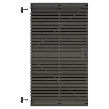 Tuinpoort Andalusië Horizontaal Zwart 3 Tuinpoort Andalusië Horizontaal Zwart