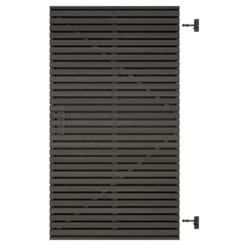 Tuinpoort Andalusië Horizontaal Zwart 4 Tuinpoort Andalusië Horizontaal Zwart - Afbeelding 2