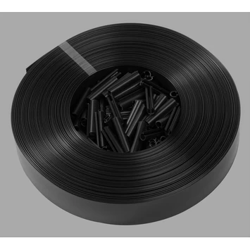 Lint Met Clips RAL9005 Zwart 50 Mm 3 Lint Met Clips RAL9005 Zwart 50 Mm