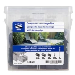 HKC Kunststof Clips - 110 Stuks -Tuin Decor Verkoop 123 1833