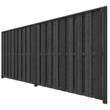 Schutting Startpakket Tuinscherm Royal Antraciet Ca. 3,8 Meter Lang 4 Schutting Startpakket Tuinscherm Royal Antraciet Ca. 3,8 Meter Lang - Afbeelding 2