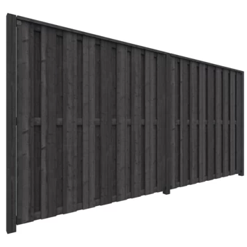 Schutting Startpakket Tuinscherm Royal Antraciet Ca. 3,8 Meter Lang 5 Schutting Startpakket Tuinscherm Royal Antraciet Ca. 3,8 Meter Lang - Afbeelding 3