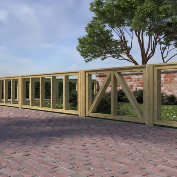 Tuinhek Grenen Donau Ca. 60x180 Cm 7 Tuinhek Grenen Donau Ca. 60x180 Cm - Afbeelding 5