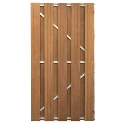 Poort Hardhout Recht Op Frame Ca. 180x100 Cm