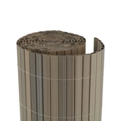 Balkonscherm Pvc Lichtgrijs 90X300 Cm