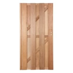 Poort Hardhout Recht Ca. 180x90 Cm