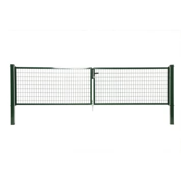 Dubbele Poort Napoli Ral 6005 Groen 100x400 Cm 3 Dubbele Poort Napoli Ral 6005 Groen 100x400 Cm