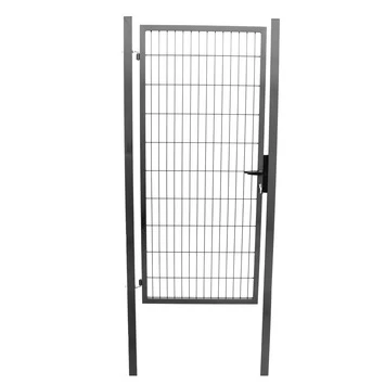 Enkele Poort Roma/Milano Antraciet 200x100 Cm 3 Enkele Poort Roma/Milano Antraciet 200x100 Cm