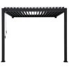 Pergola Classic Zwart 3x3 - 2 Palen -Tuin Decor Verkoop 123 207
