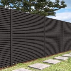 Schutting Andalusië Ca.180x180cm Zwart -Tuin Decor Verkoop 123 2105