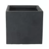 Pot Fiberclay Antraciet 43x43x41 Cm -Tuin Decor Verkoop 123 213