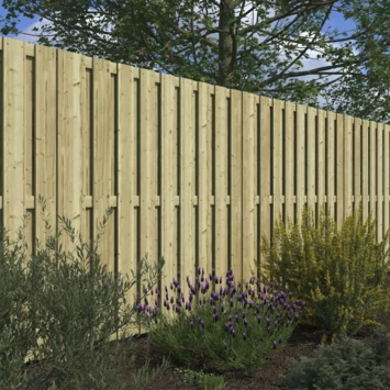 Schutting Jumbo Grenen Recht Ca. 180x180 Cm 4 Schutting Jumbo Grenen Recht Ca. 180x180 Cm - Afbeelding 2