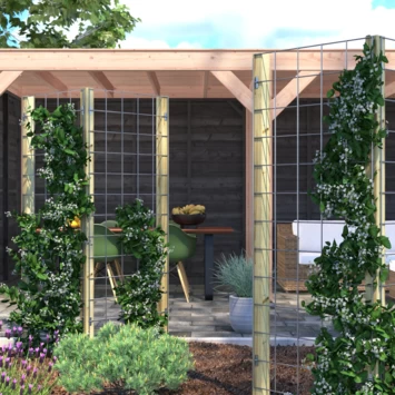 Gaas Startpakket Tuinhek Grenen 180x75cm 7 Gaas Startpakket Tuinhek Grenen 180x75cm - Afbeelding 5