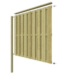 Schutting Volgpakket Tuinscherm Royal Ca. 1,9 Meter Lang -Tuin Decor Verkoop 123 2204