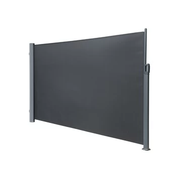 Windscherm Oprolbaar Antraciet Uitgerold 300x160 Cm 4 Windscherm Oprolbaar Antraciet Uitgerold 300x160 Cm - Afbeelding 2