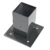 Voet Voor Vierkante Paal Antraciet 60/60 Mm -Tuin Decor Verkoop 123 2263
