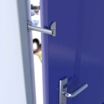 SecuMax Kierstandhouder Voordeur Binnendraaiend RVS SKG Vinkje 3 SecuMax Kierstandhouder Voordeur Binnendraaiend RVS SKG Vinkje