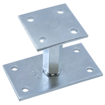 Verstelbare Paalhouder Groot Verzinkt 160x90 Mm X 90x90 Mm 110-180 Mm 3 Verstelbare Paalhouder Groot Verzinkt 160x90 Mm X 90x90 Mm 110-180 Mm