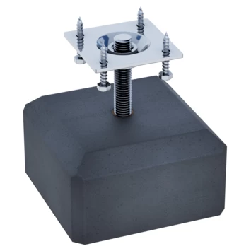 Betontegel 18x18x10 Inclusief Plaat 3 Betontegel 18x18x10 Inclusief Plaat