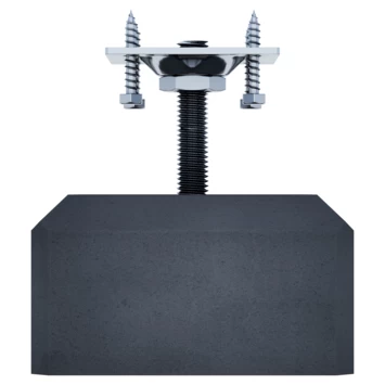 Betontegel 18x18x10 Inclusief Plaat 4 Betontegel 18x18x10 Inclusief Plaat - Afbeelding 2