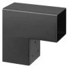 Paalverbinder Voor Pergola Hoekstuk 2-kants 7x7 Cm Zwart -Tuin Decor Verkoop 123 2320