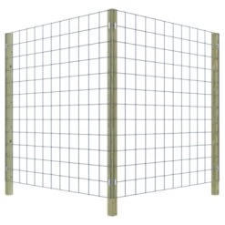 Gaas Startpakket Tuinhek Grenen 180x180cm  -Tuin Decor Verkoop 123 2359