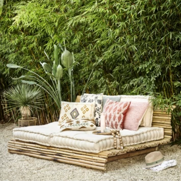 Bamboe Schutting Naturel Ca. 180x180 Cm 4 Bamboe Schutting Naturel Ca. 180x180 Cm - Afbeelding 2