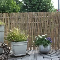 Balkonscherm Split Bamboe Ca. 90x300 Cm -Tuin Decor Verkoop 123 2429