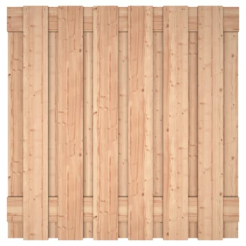 Schutting Douglas Recht Extra Grote Planken Ca. 180x180cm 4 Schutting Douglas Recht Extra Grote Planken Ca. 180x180cm - Afbeelding 2