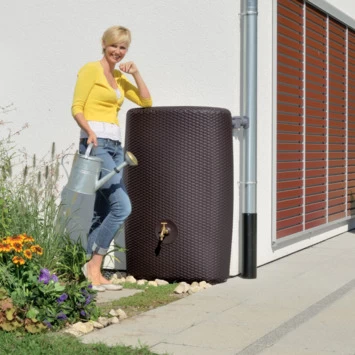 Garantia Regenton Wicker Sunda Donkerbruin 300 Liter 6 Garantia Regenton Wicker Sunda Donkerbruin 300 Liter - Afbeelding 4