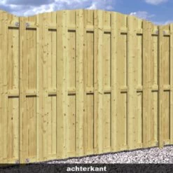 Schutting Jumbo Grenen Toog Ca. 180x180 Cm -Tuin Decor Verkoop 123 2467