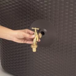 Garantia Regenton Wicker Sunda Donkerbruin 300 Liter 11 Garantia Regenton Wicker Sunda Donkerbruin 300 Liter -Tuin Decor Verkoop 123 247