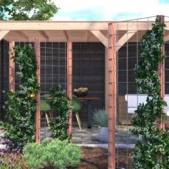 Gaas Startpakket Tuinhek Hardhout 180x75cm 18 Gaas Startpakket Tuinhek Hardhout 180x75cm -Tuin Decor Verkoop 123 2481