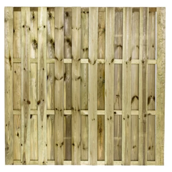 Schutting Wales Grenen Recht Ca. 180x180 Cm 4 Schutting Wales Grenen Recht Ca. 180x180 Cm - Afbeelding 2