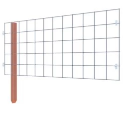 Gaas Volgpakket Tuinhek Hardhout 75x180cm liggend -Tuin Decor Verkoop 123 2590