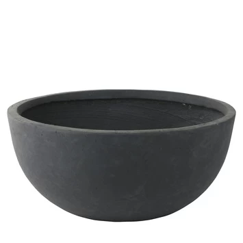 Schaal Antraciet Fiberclay 36x17 Cm 3 Schaal Antraciet Fiberclay 36x17 Cm