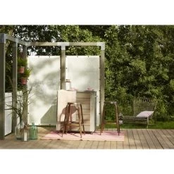Cubic Windscherm 150 X 180 Cm Wit -Tuin Decor Verkoop 123 2672