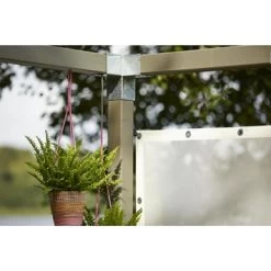 Cubic Windscherm 150 X 180 Cm Wit -Tuin Decor Verkoop 123 2673