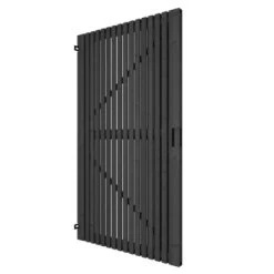 Tuinpoort Andalusië Verticaal Zwart -Tuin Decor Verkoop 123 2690