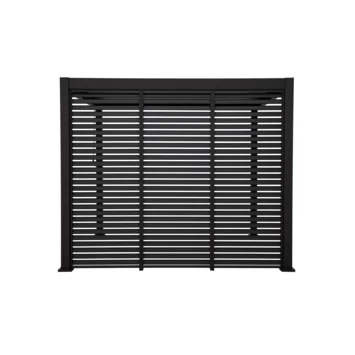 Zijwand Louvre Voor Pergola Classic & Deluxe Zwart 360 Series 3 Zijwand Louvre Voor Pergola Classic & Deluxe Zwart 360 Series